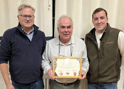 Robert Talbot receiving the KALC award